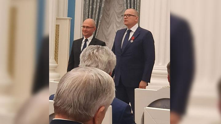 Сенатор от Мурманской области Константин Долгов награжден медалью ордена "За заслуги перед Отечеством" II степени
