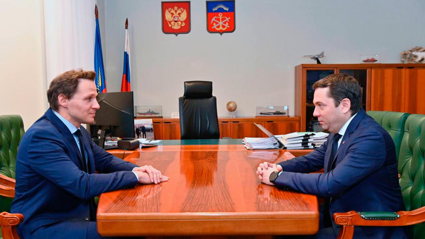 Андрей Чибис поздравил Андрея Малхасяна с назначением на новую должность
