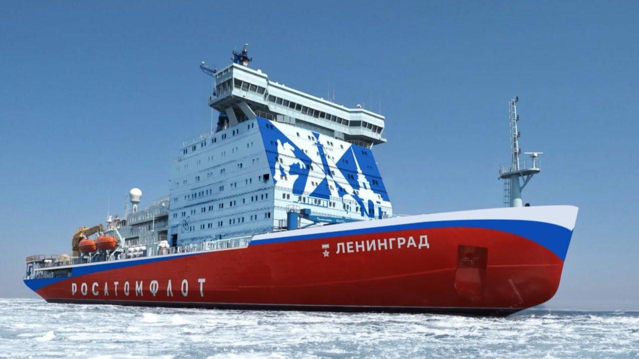 Путин дал старт строительству пятого серийного атомохода проекта 22220 "Ленинград"
