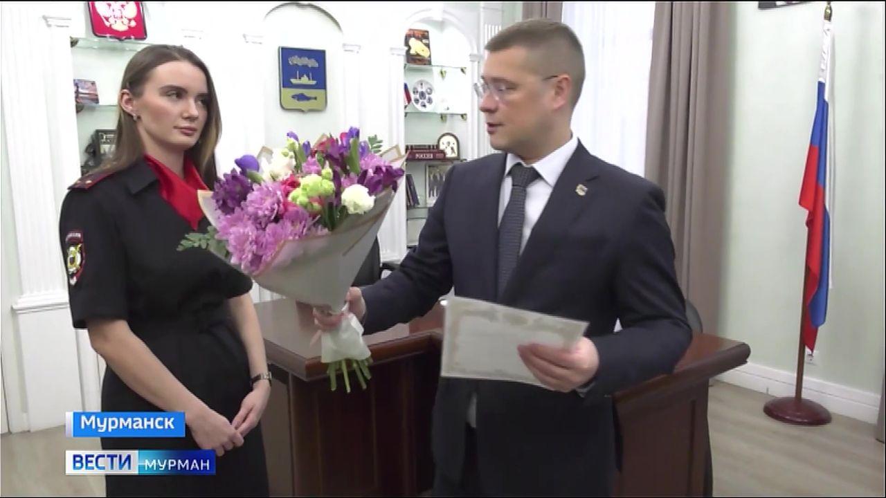 В Мурманске наградили лучших сотрудников полиции 
