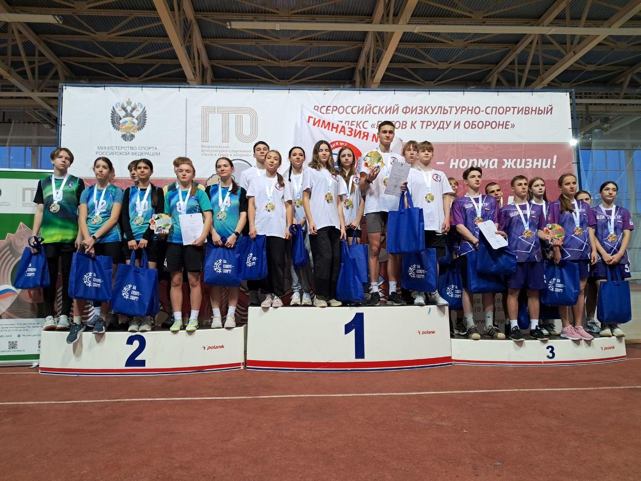 Команда гимназии №7 из Мурманска одержала победу на Кубке губернатора по ГТО