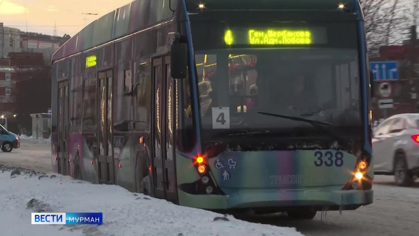 В новогоднюю ночь мурманчанам будут доступны три маршрута общественного транспорта