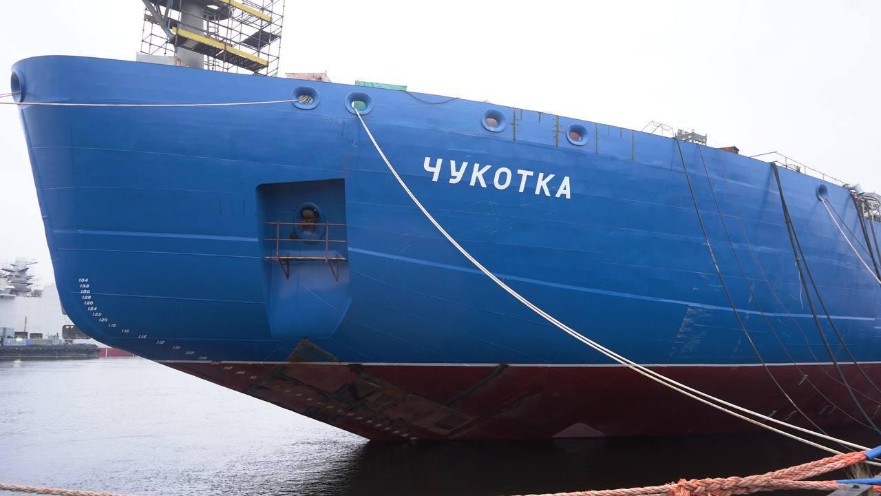 На борт строящегося атомного ледокола "Чукотка" погрузили главный распределительный щит
