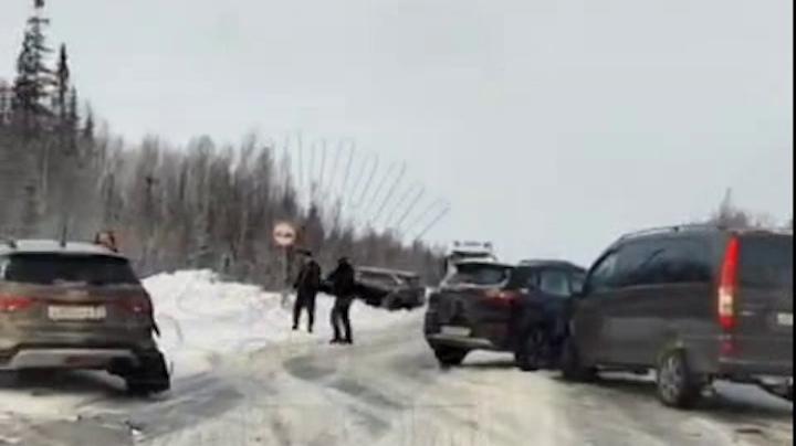 Массовое ДТП произошло между Мончегорском и Апатитами