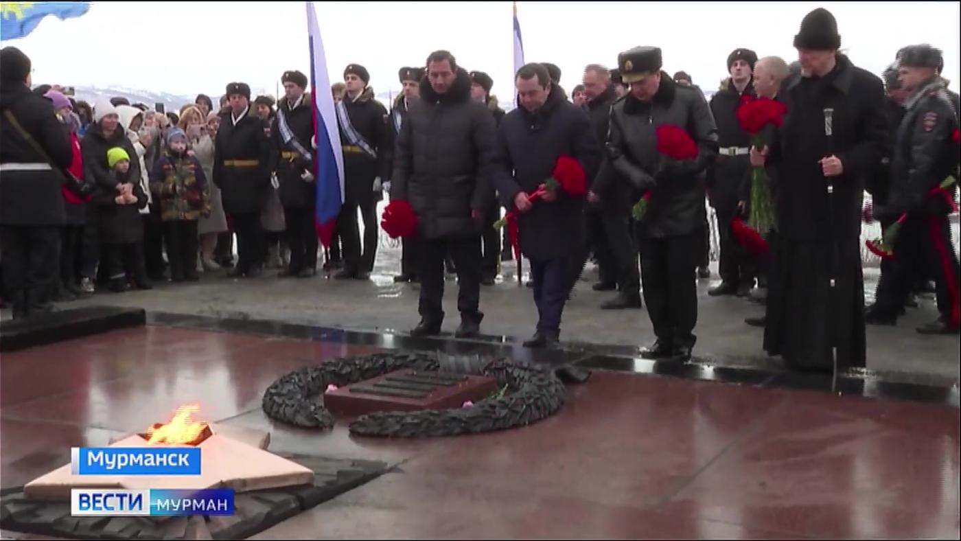 Посвященный Дню защитника Отечества митинг прошел в Мурманске
