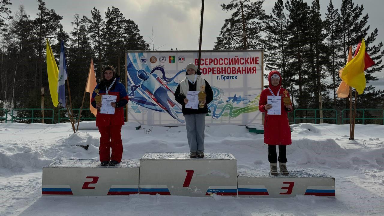 Кандалакшанка завоевала серебро на первенстве России по санному спорту