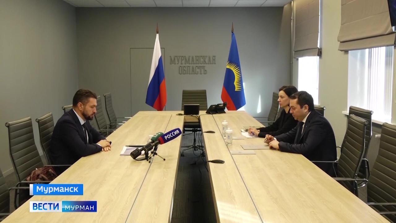 Андрей Чибис обсудил с новым гендиректором КГМК Романом Шаркием реализацию ключевых проектов