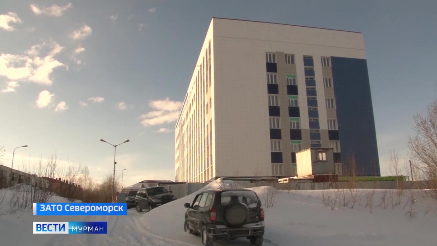 Капремонт Североморской ЦРБ вышел на новую стадию