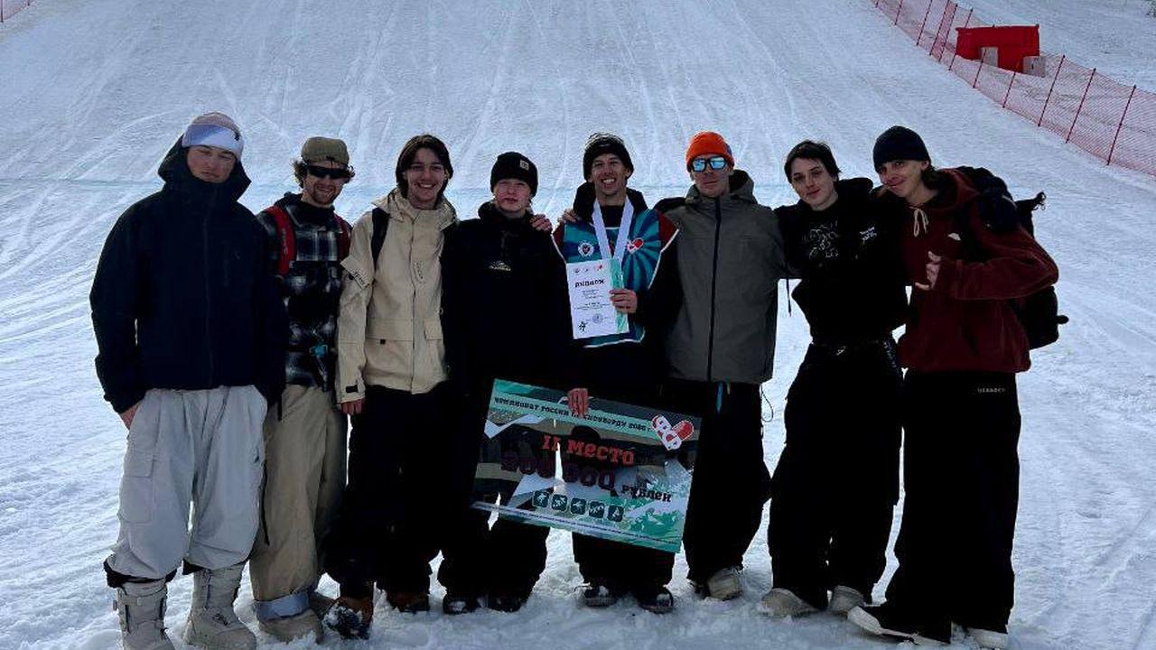 Мурманский сноубордист завоевал серебро на чемпионате России