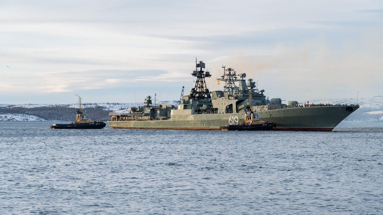 БПК &quot;Североморск&quot; вернулся в главную базу Северного флота после ремонта