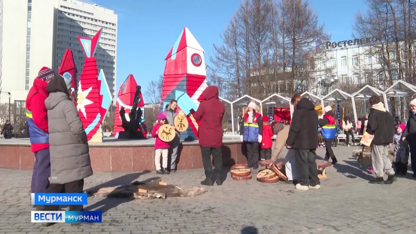 В центре Мурманска открылась саамская деревня