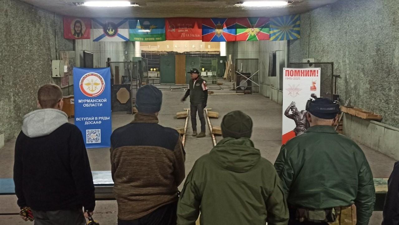 В Мурманске на площадке ДОСААФ определили лучшего стрелка