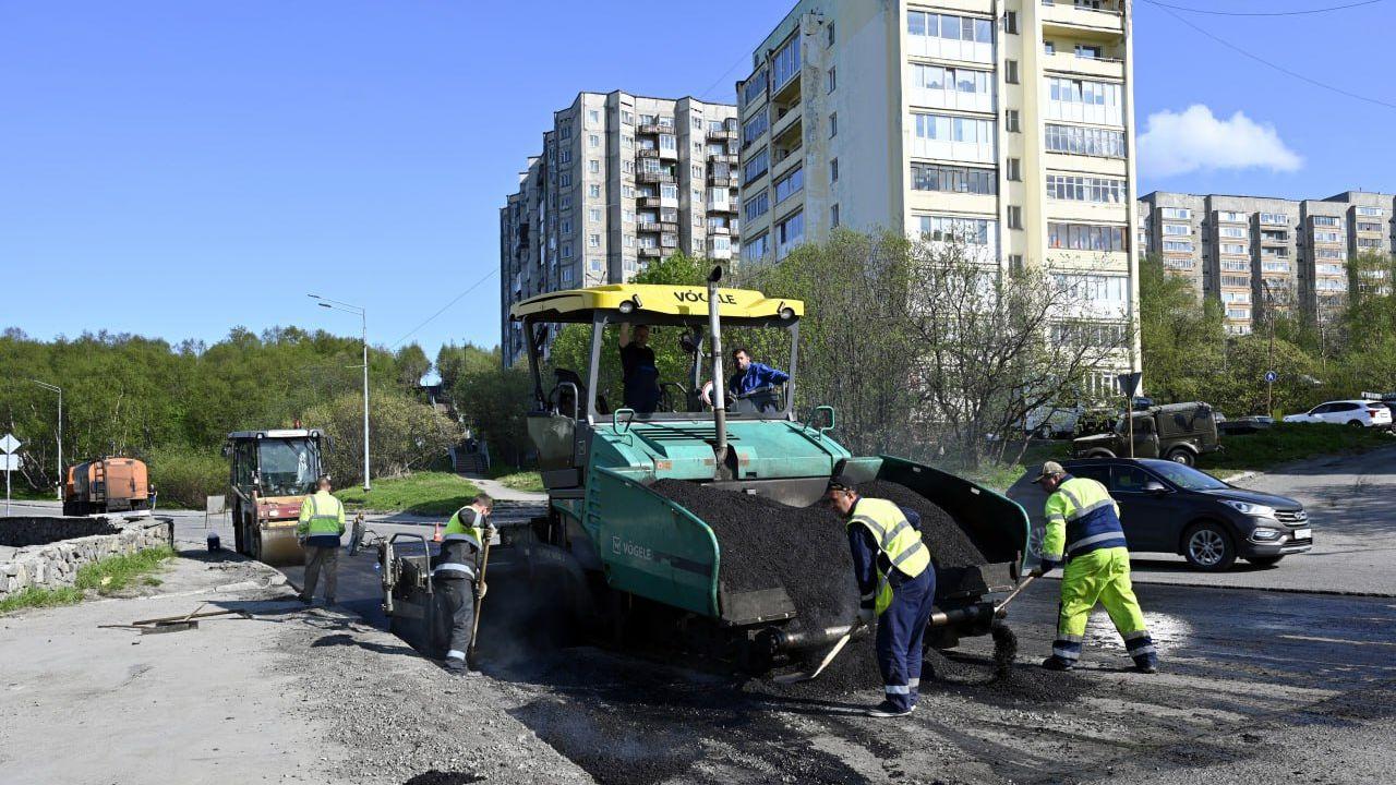 В Североморске начали ремонт проездов по программе реновации ЗАТО