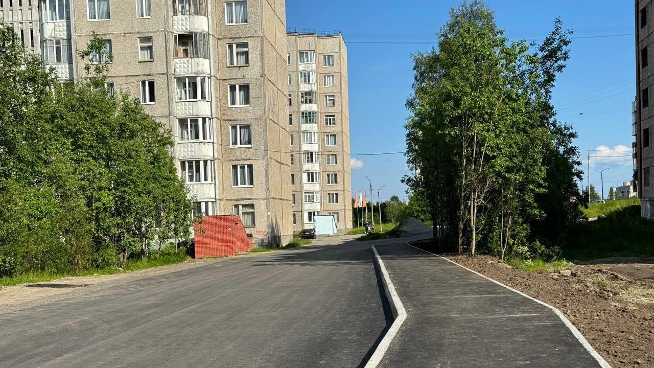Дорожная кампания в Оленегорске вышла на финишную прямую