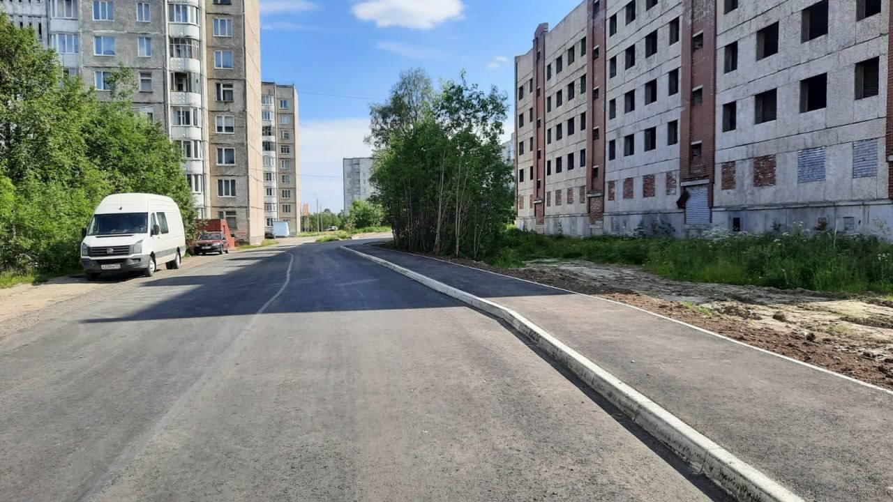 Дорожная кампания в Оленегорске подошла к концу