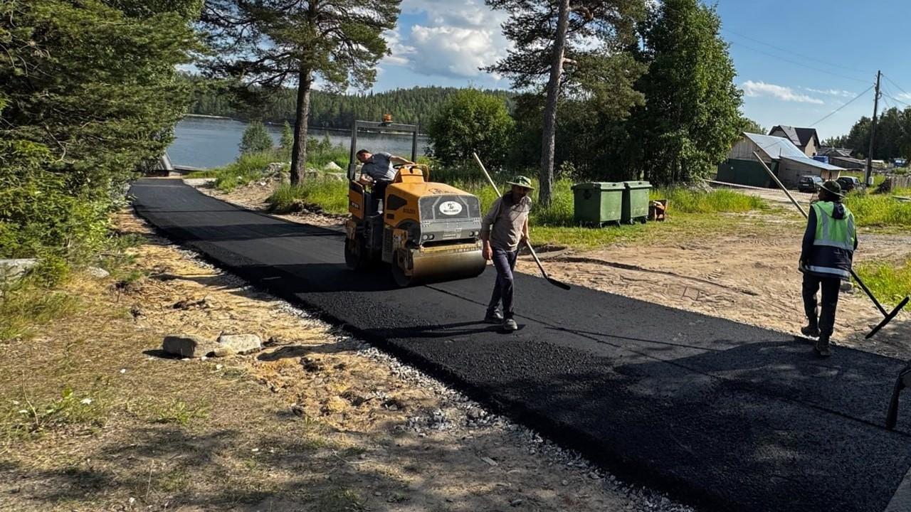 В Гаджиево, Полярном и Снежногорске дорожные работы — в самом разгаре