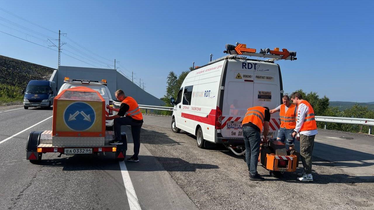 Диагностика дорог в Мурманской области продолжается