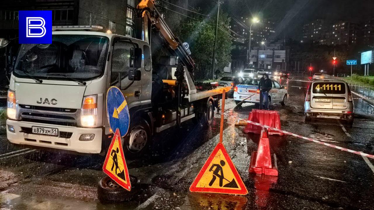 В Мурманскводоканале назвали время восстановления водоснабжения после коммунальной аварии на Пономарева