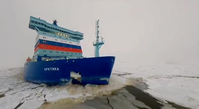 Атомоход &quot;Арктика&quot; встретил 5-летие со дня ввода в эксплуатацию