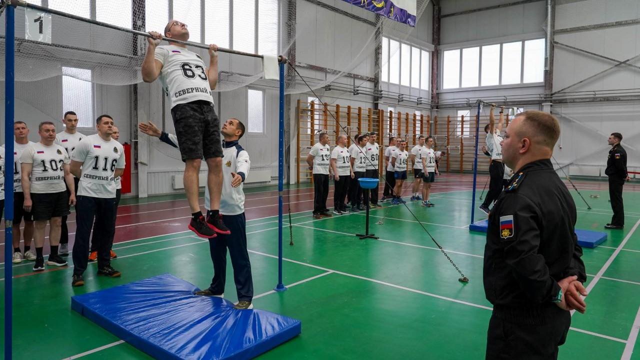 На Северном флоте подвели итоги проверки состояния физподготовки управления и штаба