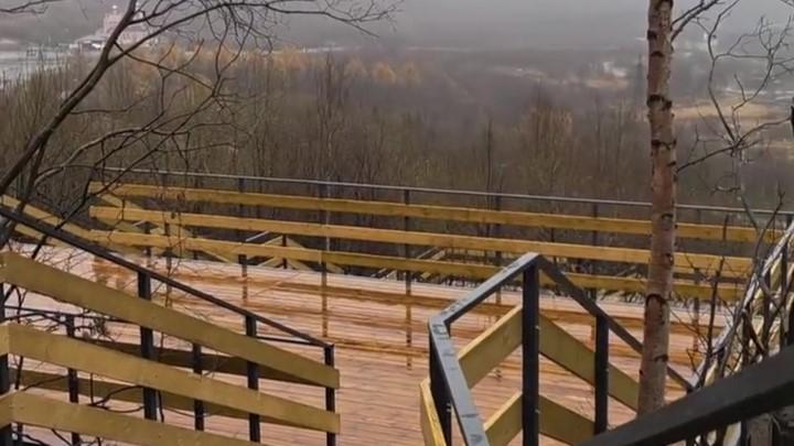 Новый пешеходный маршрут с панорамным видом появился в Кировске