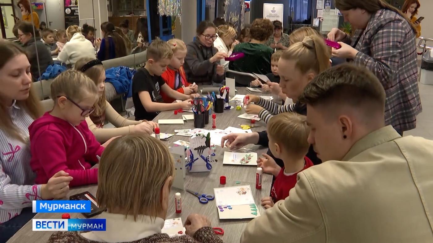 В Росляково дети и взрослые собрались на предрождественскую вечорку