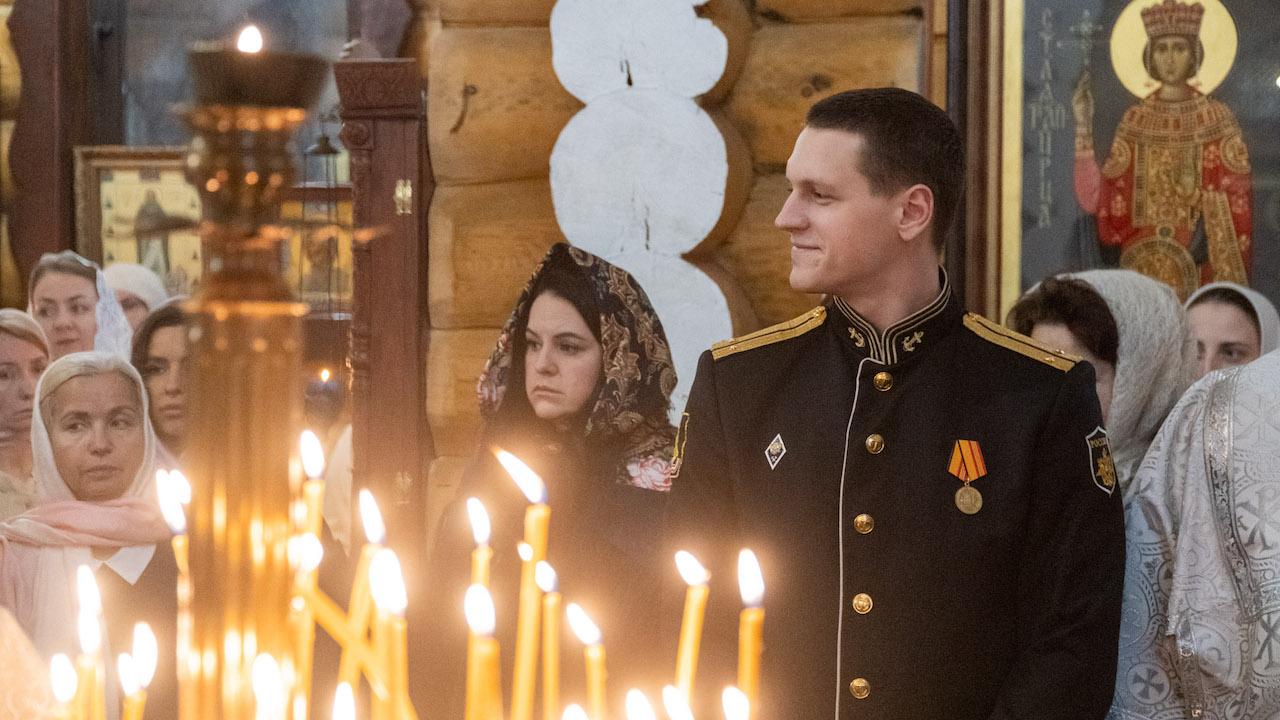 Военнослужащие Северного флота приняли участие в праздновании Рождества Христова