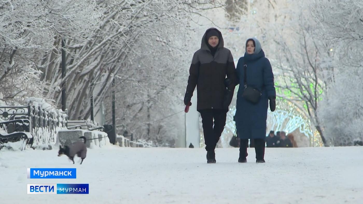 Мурманск пережил морозы, синоптики прогнозируют потепление к Крещенской ночи