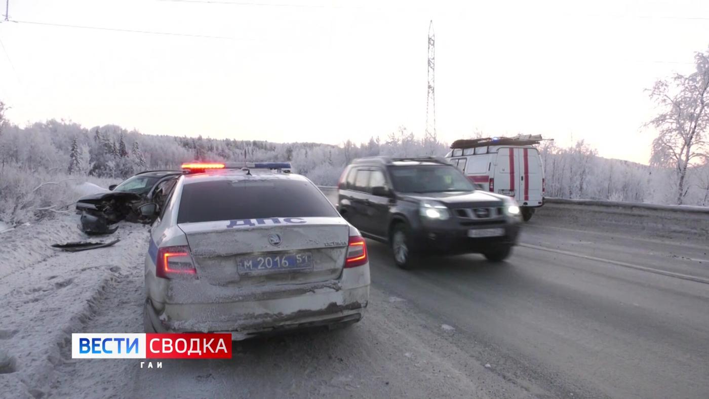 С начала года в Мурманской области произошло 18 аварий, в которых один человек погиб, 32 получили травмы