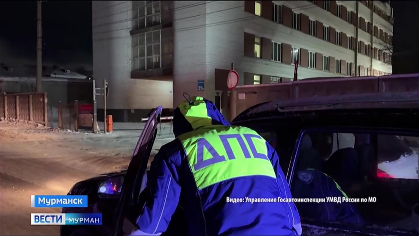 Восемь пьяных водителей остановили в Мурманске за выходные