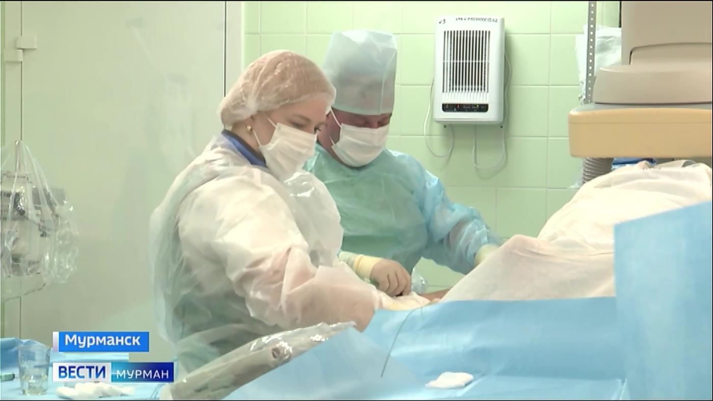 Эндоваскулярные операции на сердце запущены в Апатитско-Кировской ЦРБ