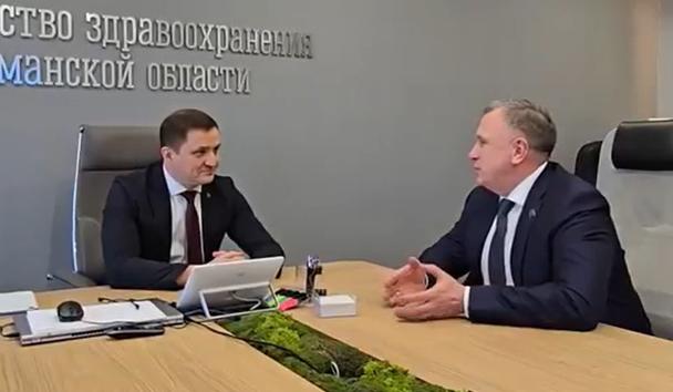 Дмитрий Панычев поддержал предложение Евгения Тарбаева сохранить воспитателей в детской больнице Мурманска