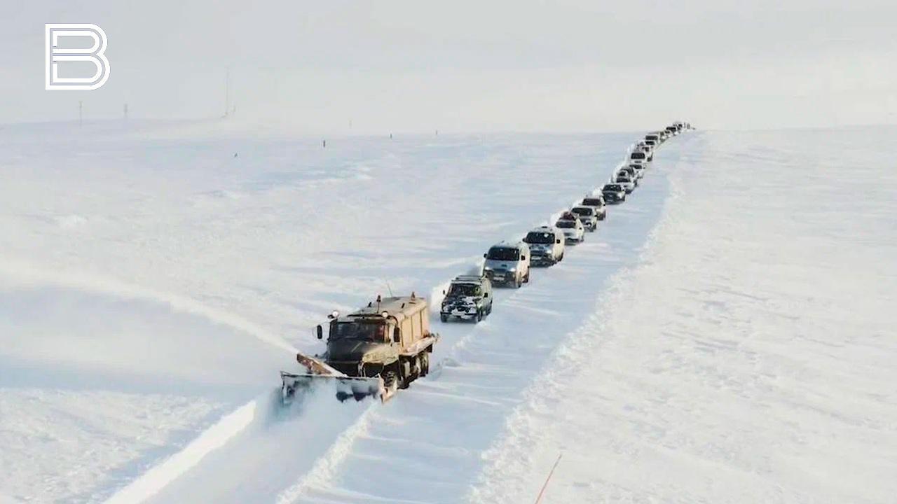 Автоколонны из Териберки и обратно отправляются 1 марта