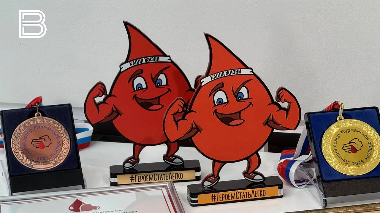 В Мурманске наградили почетных доноров