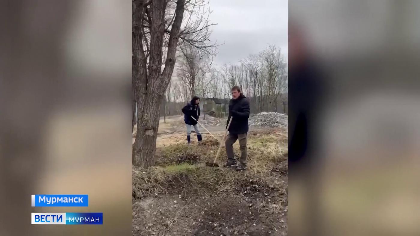 Сотрудники ГТРК "Мурман" вышли на субботник
