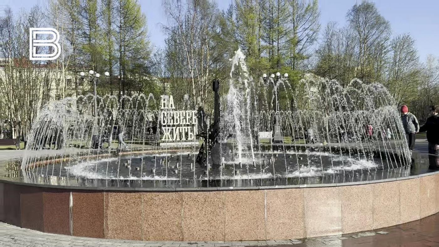 В Мурманске забили фонтаны