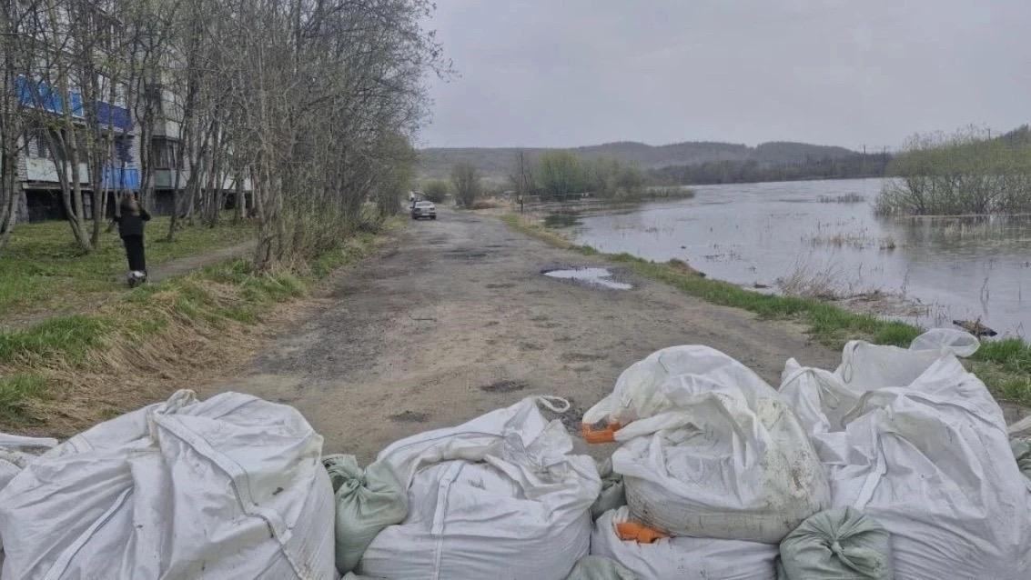 Паводок в Кольском округе отступает