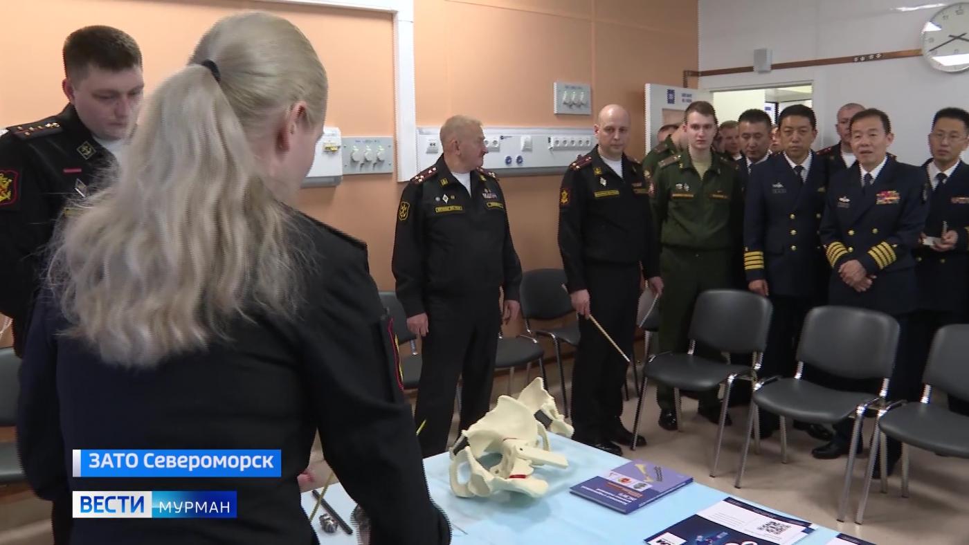 Делегация из Китайской Народной Республики посетила военный госпиталь в Североморске