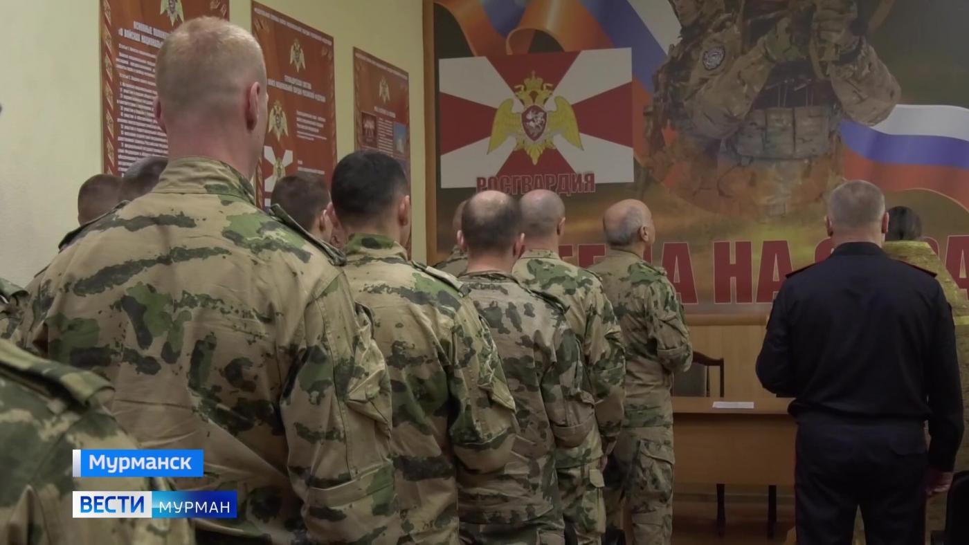 Бойцы ОМОН "Медведь" Росгвардии Мурманска получили благословение на ратную службу