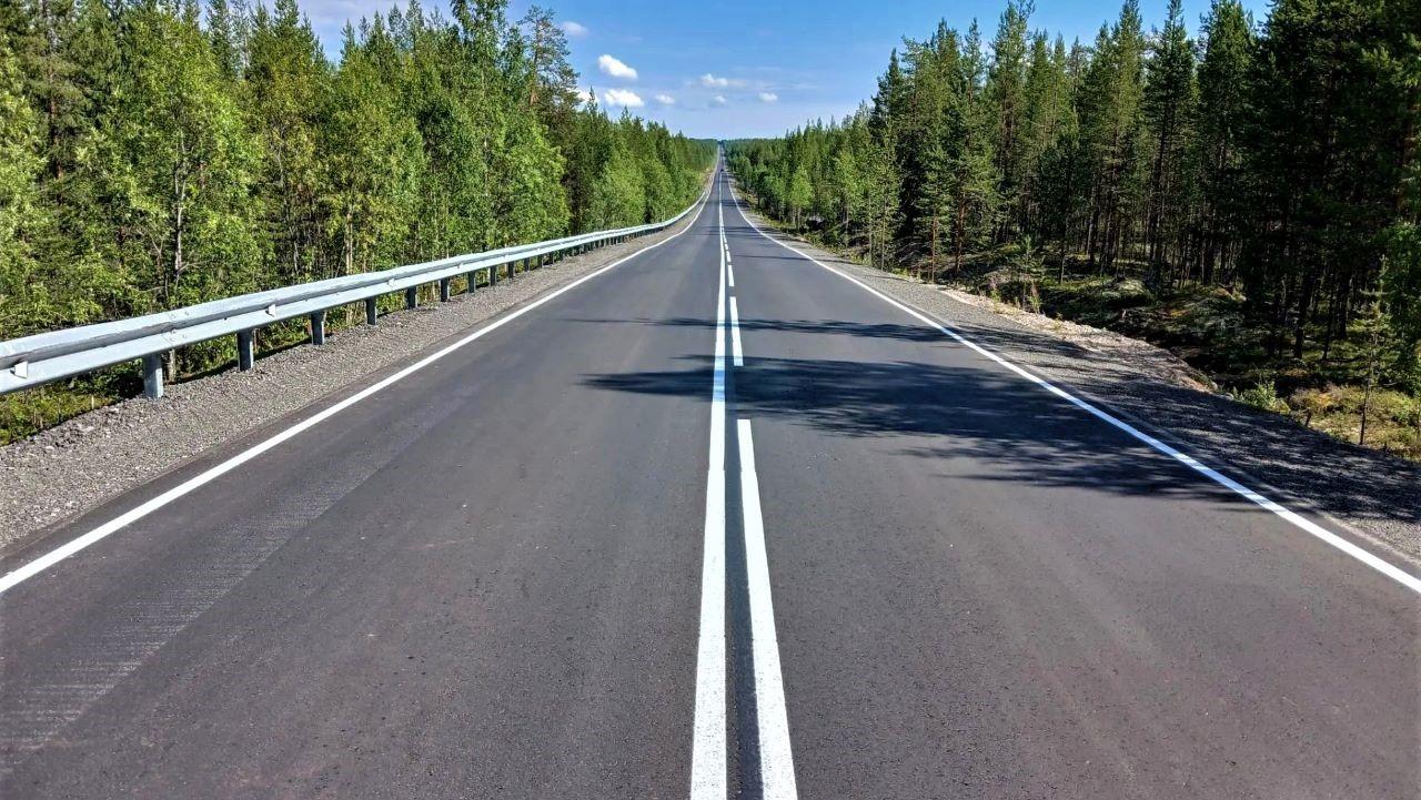 Автодорогу Умба — Кандалакша отремонтировали по нацпроекту "Инфраструктура для жизни"