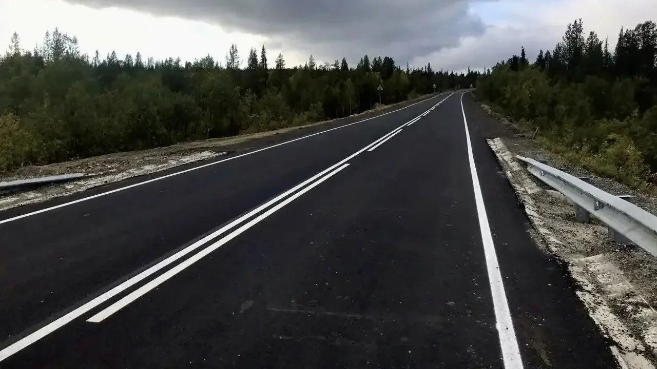 Ремонт по нацпроекту на трассе "Лесная" под Оленегорском завершен