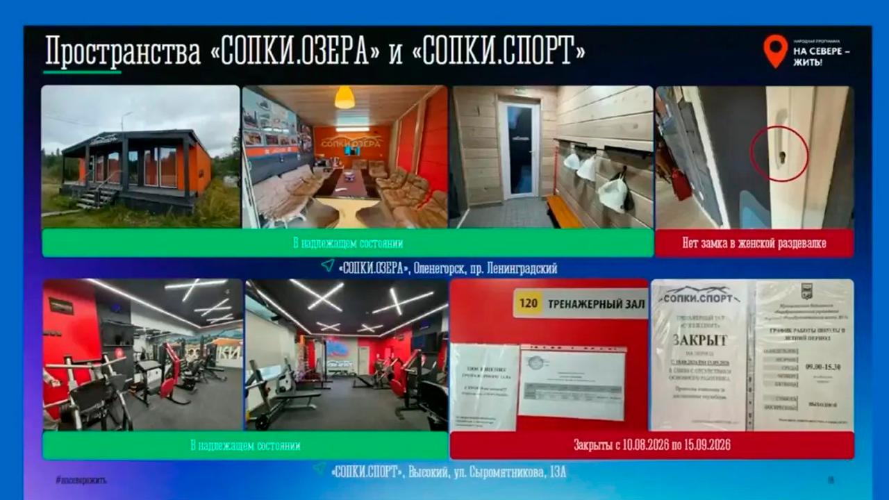 Неработающие туалеты, "СОПКИ" и "колхозные файлы" на дверях: Губконтроль посетил Оленегорск и Высокий