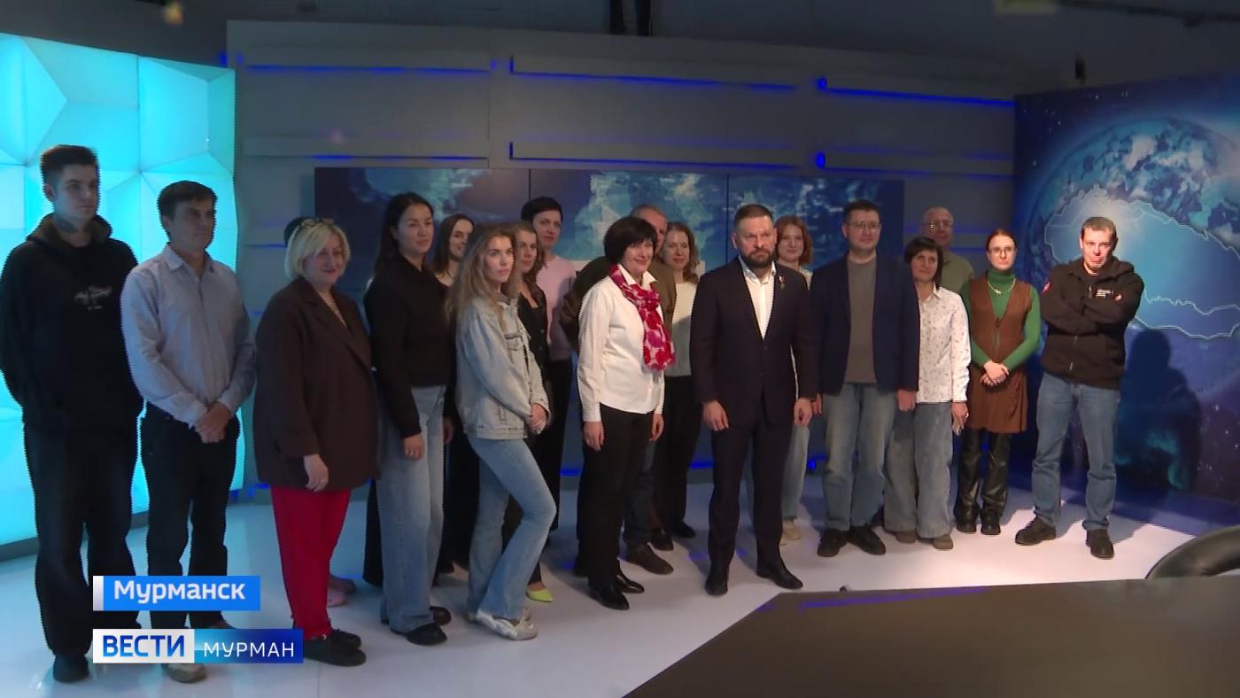 "Профессия всегда остается профессией": Евгений Поддубный встретился с журналистами ГТРК "Мурман"