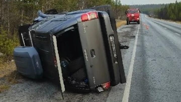 В ДТП на трассе в Кольском округе пострадал человек